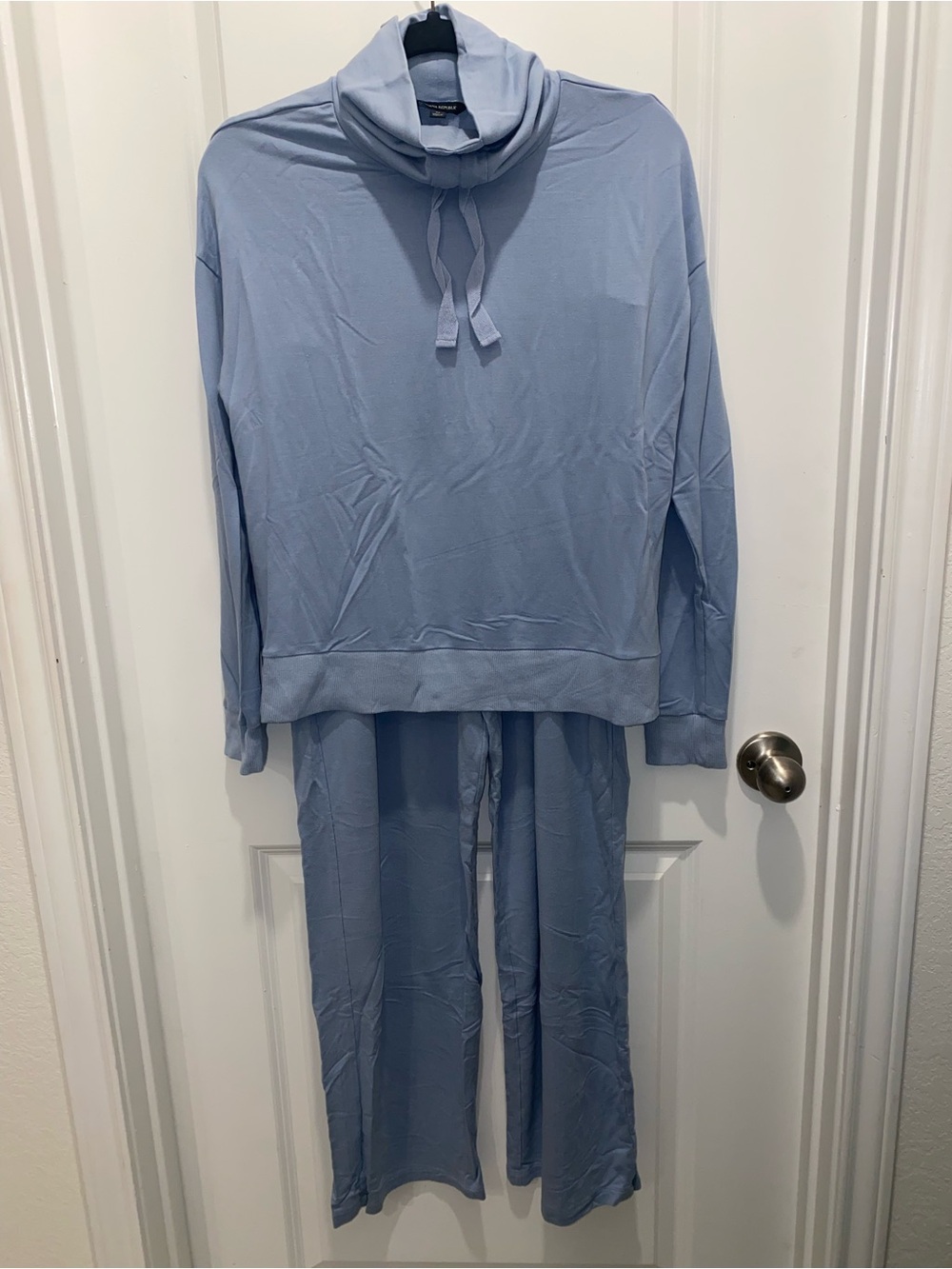 Banana Republic Light Blue Relaxed Pantsuit Set